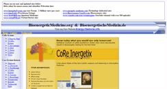 Desktop Screenshot of bioenergetischemedizin.de